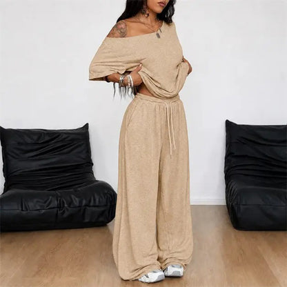 2 Pcs/Set Women's Minimalist Basic Daily Wear