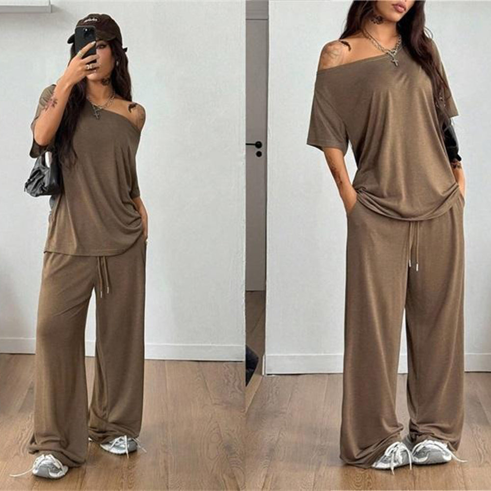 2 Pcs/Set Women's Minimalist Basic Daily Wear
