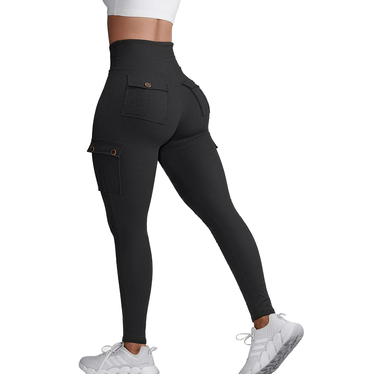Women's Butt Lifting Leggings with Flap Pockets