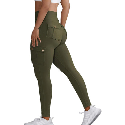 Women's Butt Lifting Leggings with Flap Pockets